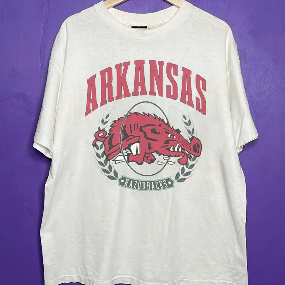 University Of Arkansas 90S Arkansas Razorbacks Football Shirt